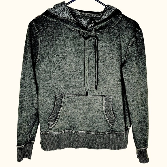 90 Degree by Reflex stonewashed grey hoodie size M - Picture 1 of 8
